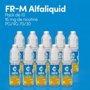 E-liquide FR-M Alfaliquid 16MG NICOTINE - PG/VG 70/30 - 10ML PACK 10