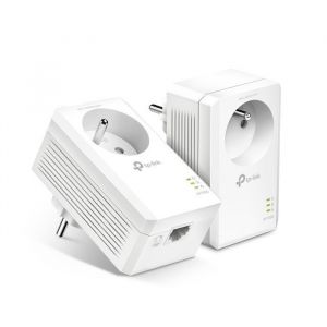 CPL 1000 Mbps 1 Port Gigabit et Prise Intégrée - TP-Link  TL-PA7017P KIT(FR) - Pack de 2 CPL - Reconditionné