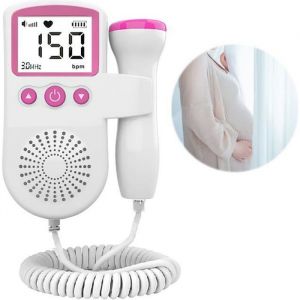 Doppler foetal grossesse Moniteur de fréquence cardiaque fœtal Doppler Détecteur de fréquence cardiaque pour bébé grossesse maternel