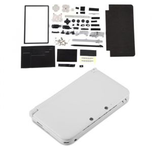 EBTOOLS étui pour nintendo 3dsll Coque Étui Housse Pièces Kit Complet de Remplacement de Réparation Pour Nintendo 3DS XL Blanc