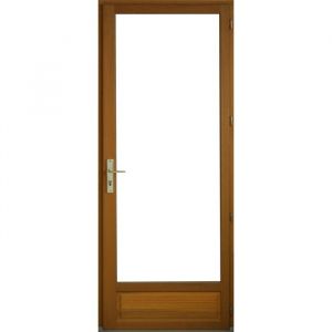 Porte Fenêtre Bois 1 Vantail H215 x L80 Tirant Droite Côtes Tableau