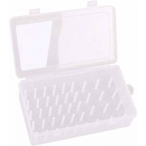 Bo&icirc;te de machine &agrave; coudre bobines rangement de fil fil de bobine de broderie bo&icirc;te de rangement de fil &agrave; coudre avec 42 bobi