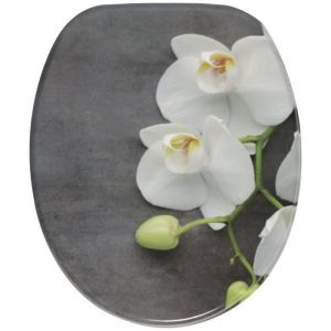 Abattant WC frein de chute soft close Pretty - Finition de haute qualit&eacute; - Fixation facile