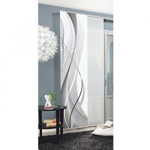The Home of Fashion Home Fashion  Panneau Japonais Polyester H:245 x W: 60 cm - GRIS - 87152-703