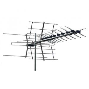 Antenne rateau extérieure - TRIAX - VHF/UHF - Gain 14.5 dB - Passif - Montage sur toit