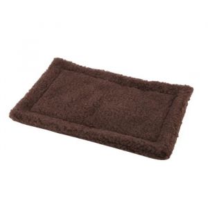 Vvikizy tapis de lit de couchage Tapis de lit hérisson cochon dinde coussin rectangulaire en animalerie jouet Marron foncé