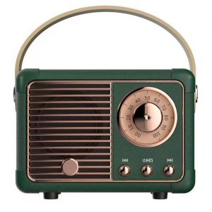 Enceinte Bluetooth r&eacute;tro d&eacute;coration vintage petite enceinte Bluetooth sans fil style ancien et mignon.