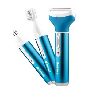 Tondeuse CORPS 3 en 1 Bikini Tondeuse Nez Rasoir &agrave; sourcils Rechargeable Rasoir Femme &eacute;lectrique pour Poils de Corps Visage Jambes