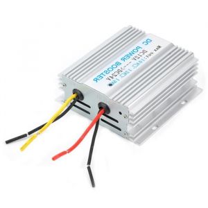 12V &agrave; 24V alimentation convertisseur &eacute;l&eacute;vateur inverseur 15A pour voiture v&eacute;hicule