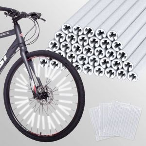 36pcs R&eacute;flecteur de Rayon V&eacute;lo Roue Rayon R&eacute;flecteur 360&deg; Visibilit&eacute; et Montage Facile Catadioptres V&eacute;lo