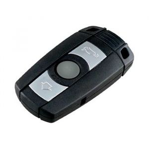Coque de Clé à 3 Boutons Compatible avec BMW 1 3 5 Series 120 E60 E61 E70 E81 E87 E90 E91 E92 320 X1 X5 X6 Z4