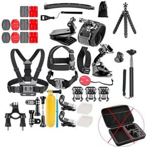 Pack Kit daccessoires pour GoPro Hero 10 9 8 7 6 5 Black 6 4 3+ 3 2 1 caméra de sport 50 en 1