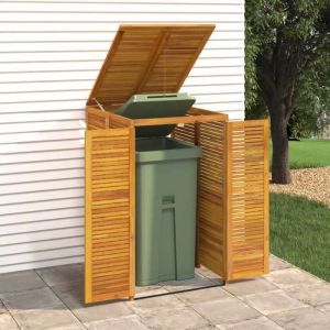 Cache Poubelle/ Cabanon à poubelle - VIDAXL - simple 70x89x117 cm bois massif dacacia CC2443771