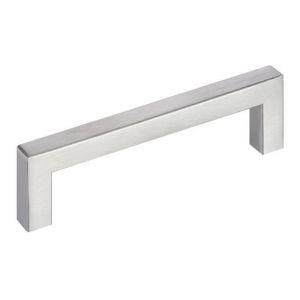 Poignée de meuble - SO TECH - E8 - Acier inoxydable - Surface brossée - Entraxe 96 mm