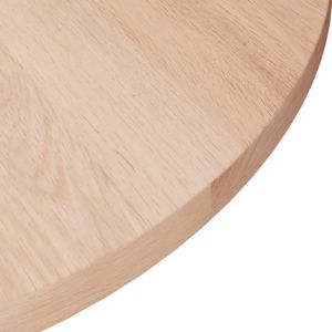 Bon plan Dessus de table Plateau pour table - JILI HOT - rond &Oslash;40x15cm - Bois de ch&ecirc;ne massif non trait&eacute; Thome5324472