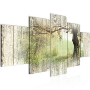Runa art Tableau Décoration Murale Automne Vintage 200x100 cm - 5 Panneaux Deco Toile Prêt à Accrocher 606451c