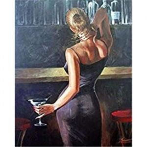 Peinture par Numéro - YEESAM ART - Femme - 40x50 cm - Acrylique - Kit de peinture sans cadre