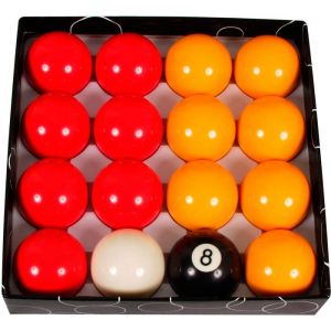Jeu de boules de billard Polyester 50.8mm Casino English pool