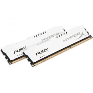 Kit m&eacute;moire Kingston HyperX FURY White 16 Go (2 x 8 Go) DDR3-1866 CL10 DIMM