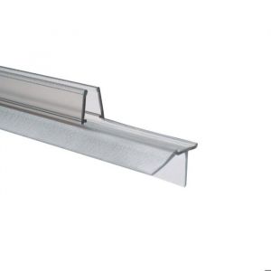 Schulte joint d&eacute;tanch&eacute;it&eacute; translucide universel pour bas de porte de douche 1000 mm recoupable pour paroi de 8 mm