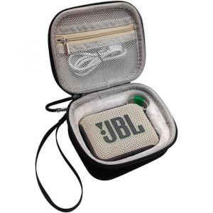 Étui Housse pour JBL GO 4 Enceinte Bluetooth - AQSACOKIYA - Coque Rigide avec éponge Sac de Rangement(boîte Seule)