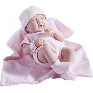 Poup&eacute;e La Newborn - 36 cm - B&eacute;b&eacute; en Vinyle - Une Vraie Fille 18541