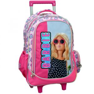 Sac à dos à roulettes Barbie Heart 46 CM Trolley Haut de Gamme
