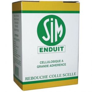 Enduit de rebouchage - SIM - Lauthentique - 1kg - Gris - Intérieur