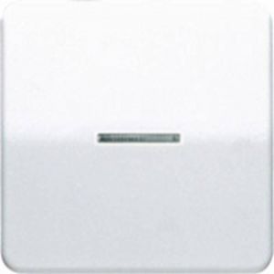 Jung simple Cache Interrupteur avec témoin lumineux Bouton-poussoir avec témoins lumineux blanc crème CD590KO5 1 pc(s)