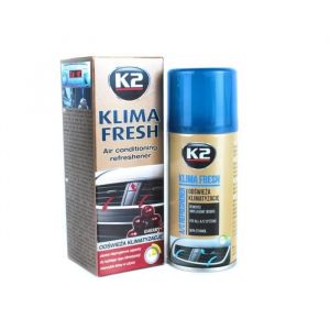 Nettoyant de Climatisation K2 Klima Fresh 150ML Dacia DS Fiat Ford Iveco Jaguar Kia Mazda Mini Opel Nissan Peugeot Renault