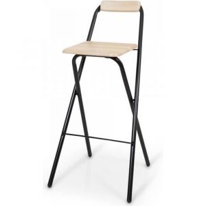 Tabouret de Bar - Milton & Oldbrook - Belfast - Pliable - Repose-pieds - Bois