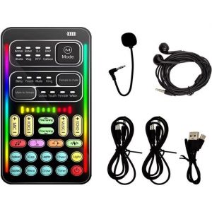Changeur de voix portablechangeur de voix pour microphone portable simulateur de voix multifonctionnelmini changeur de voix