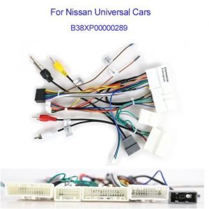 B38xp00000289 - Adaptateur De Câblage Iso 16 Broches Pour Vw Nissan-toyota-ford Connecteur Dautoradio Kit