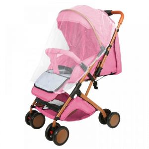 KEDIA Poussette B&eacute;b&eacute; de 0 &agrave; 6 ans Facile &agrave; Installer Pliable avec Fonction Dinclinaison Garde-corps Enti&egrave;rement Recouverts