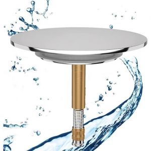 Bouchon Baignoire 70mm Bouchons pour Baignoire Bouchon Evier Bonde Baignoire Bouchon de Vidange de Baignoire