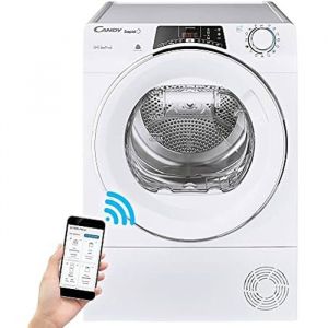 S&egrave;che-linge - Candy - ROE Rapid&ograve; H9A2TCEXS - 9 kg - Pompe &agrave; chaleur - Classe A++