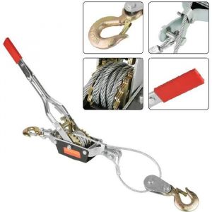 Tire-fort 4 tonnes treuil de halage qualit&eacute; pro tire-c&acirc;ble manuel HB055