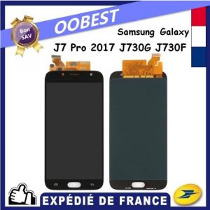 ECRAN POUR SAMSUNG GALAXY J7 Pro 2017 J730G J730 J730F NOIR COMPLET VITRE TACTILE + LCD