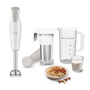 Moulinex Easy Milker & Dailychef Pr&eacute;parateur de lait v&eacute;g&eacute;tal avec pied mixeur VD70G1E0