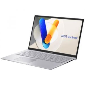 ASUS - PC portable 17.3 FHD - Intel Core I7 1355U - 16Go - 1To SSD - Windows 11 pro - Clavier AZERTY r&eacute;tro&eacute;clair&eacute; - X1704V Argent
