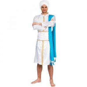 Déguisement Homme Indien Bollywood - Polyester - Blanc