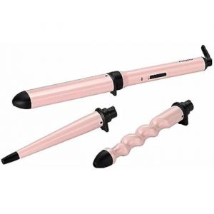 Brosse soufflante et Fer &agrave; Lisser - BaByliss - ST90PE - Vapeur - Rose dor&eacute; - Sans fil