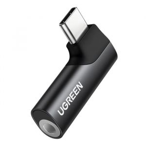 UGREEN Adaptateur USB C Jack 3.5mm Micro TRRS Coud&eacute; 90 Degr&eacute;s