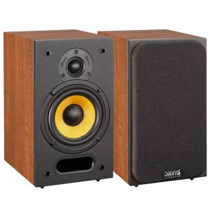 Davis Acoustics Ariane 1 Noyer Am&eacute;ricain (Dark Walnut) - Paire denceintes &eacute;tag&egrave;re 2 Voies/2 Haut-parleurs