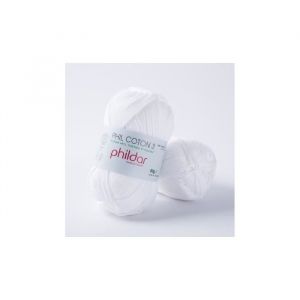 Phildar Phil Coton 3 blanc 10