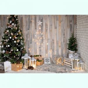 Arbre de noël photographie toile de fond Studio mur Photo 3D tissu pour fête Festival 5x3ft (1831)   FOND DE STUDIO