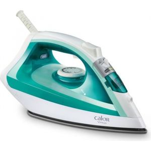 CALOR Fer à repasser vapeur 1800 W Débit vapeur 24 g/min Pressing 80 g/min Défroissage vertical Virtuo Bleu/vert FV1710C0