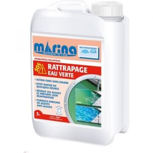 Anti-algues choc SOS rattrapage eau verte 3 L - Marina