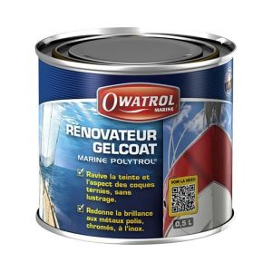 Rénovateur Gelcoat - OWATROL - MARINE POLYTROL - 0.5 litre - Élimine la rouille - Ravive les gelcoats