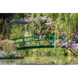 Papier Peint Photo INTISS&Eacute;-JARDIN-(21881)-400x260 cm-8 l&eacute;s-Mural Poster G&eacute;ant XXL-Panorama-Beach Pont Oc&eacute;an Nature Lac For&ecirc;t